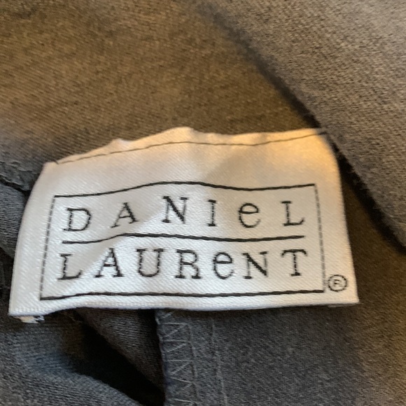 Daniel Laurent Skirt , A-Line,  Blue/Grey, Size 14 - Picture 7 of 7